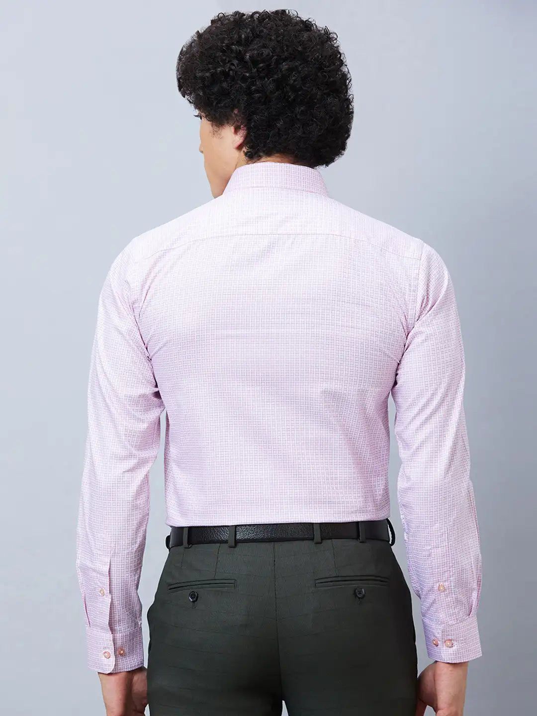 Raymond Men Blue Structure Slim Fit Cotton Shirts