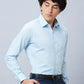 Raymond Men Fawn Structure Slim Fit Cotton Shirt