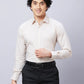 Raymond Men Violet Structure Slim Fit Cotton Shirt
