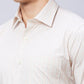 Raymond Men Violet Structure Slim Fit Cotton Shirt