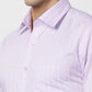 Raymond Men Blue Structure Slim Fit Cotton Shirt