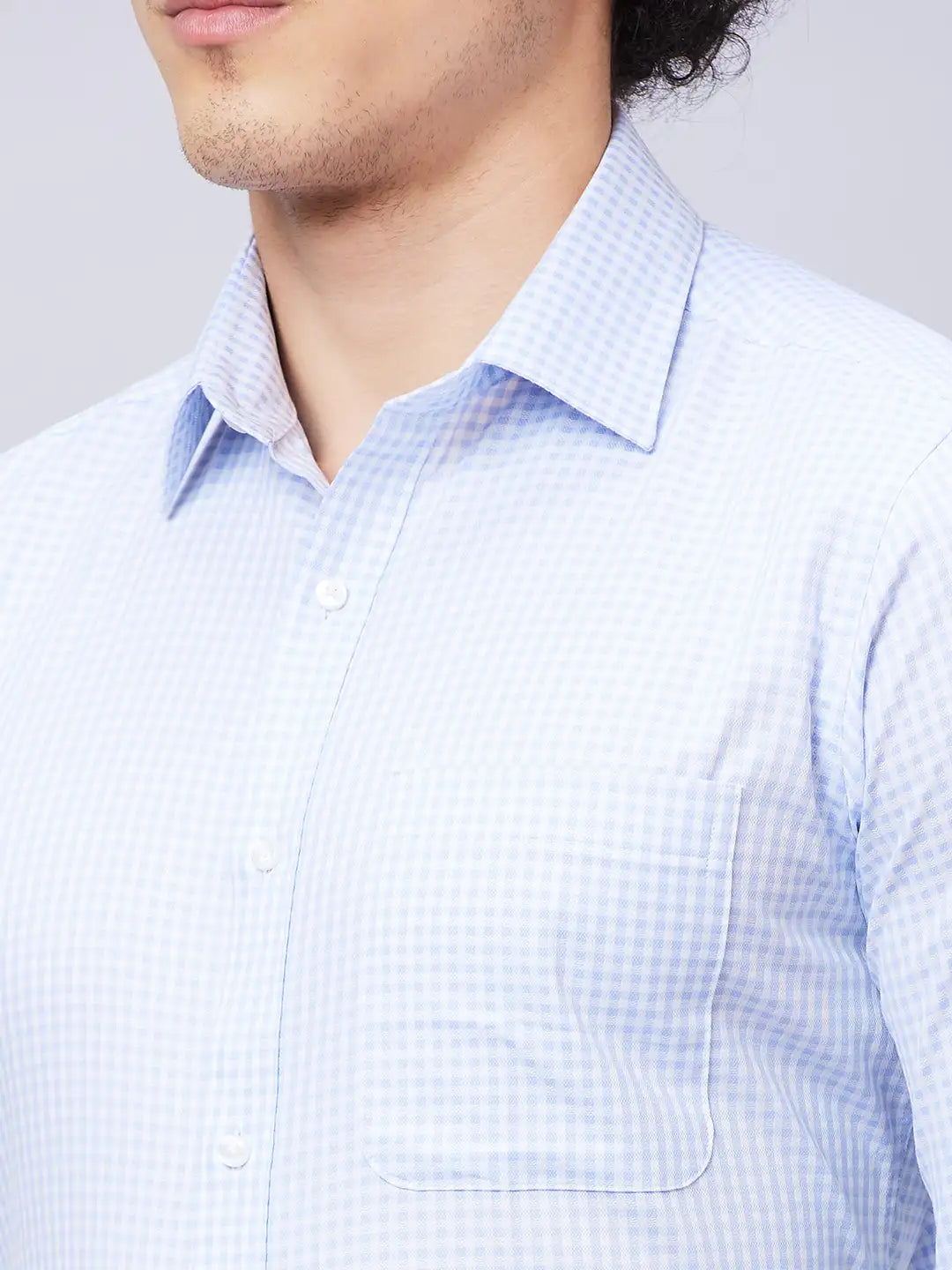 Raymond Men Brown Structure Slim Fit Cotton Shirts