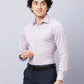 Raymond Men Red Structure Slim Fit Cotton Shirts