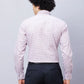 Raymond Men Red Structure Slim Fit Cotton Shirts
