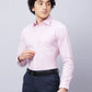 Raymond Men Blue Structure Slim Fit Cotton Shirts