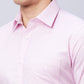 Raymond Men Blue Structure Slim Fit Cotton Shirts