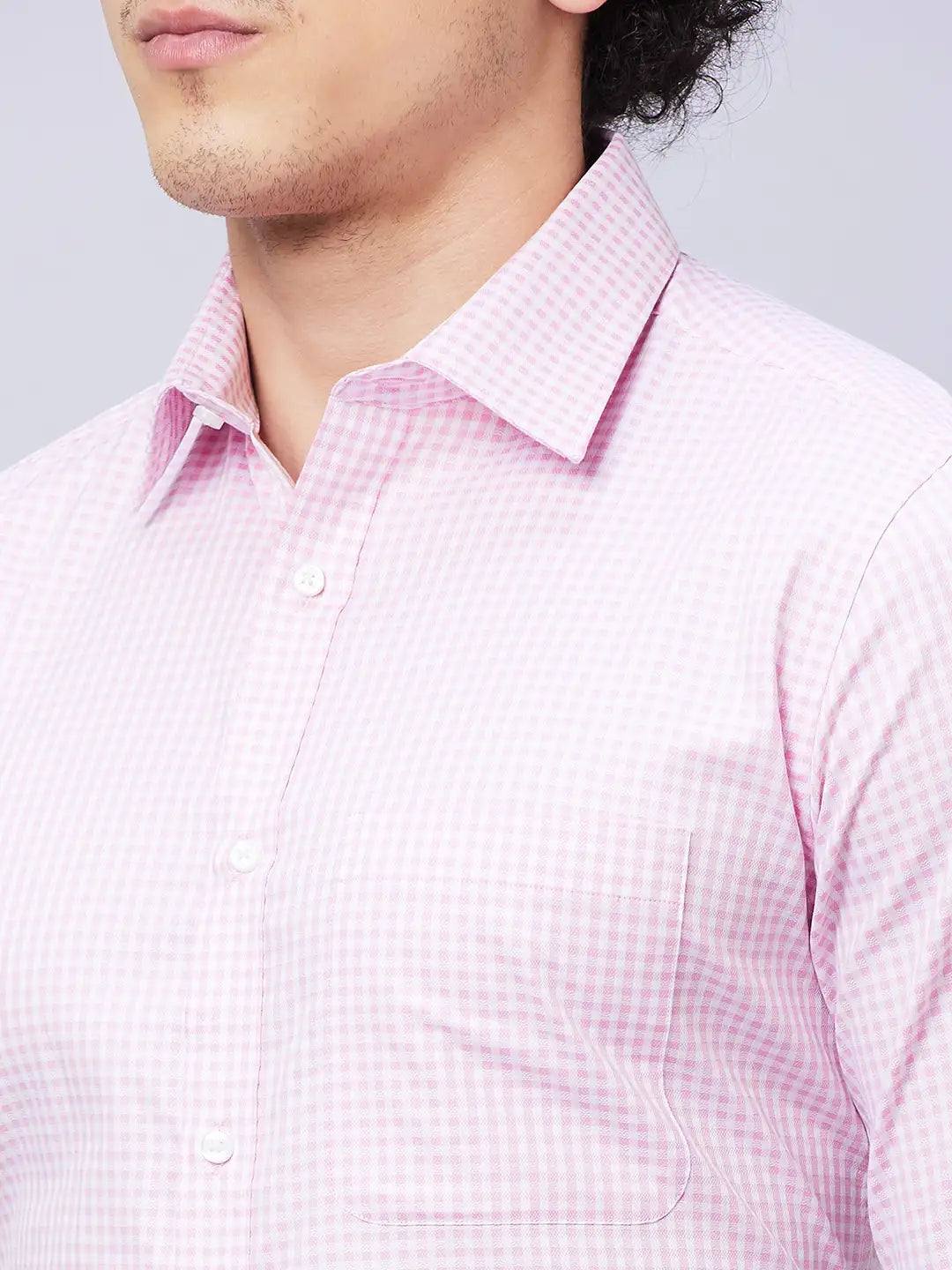 Raymond Men Blue Structure Slim Fit Cotton Shirts