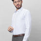 Raymond Men Violet Structure Slim Fit Cotton Shirts