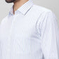 Raymond Men Violet Structure Slim Fit Cotton Shirts