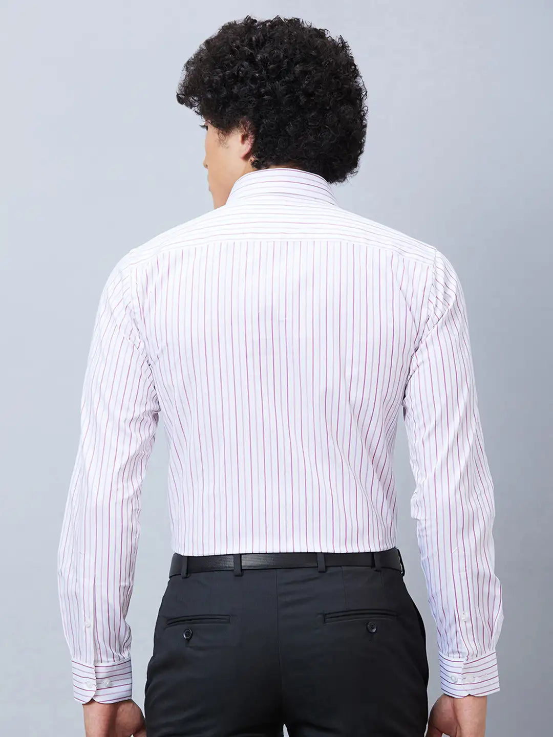 Raymond Men Blue Structure Slim Fit Cotton Shirts