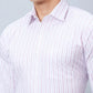 Raymond Men Blue Structure Slim Fit Cotton Shirts