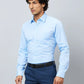 Raymond Men Red Structure Slim Fit Cotton Shirt
