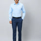 Raymond Men Red Structure Slim Fit Cotton Shirt