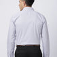 Raymond Men White Structure Slim Fit Cotton Shirt