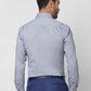 Raymond Men Blue Structure Slim Fit Cotton Shirt