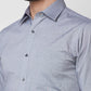 Raymond Men Blue Structure Slim Fit Cotton Shirt