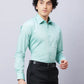 Raymond Men Red Structure Slim Fit Cotton Shirts