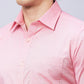 Raymond Men Blue Structure Slim Fit Cotton Shirts
