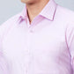 Raymond Men Orange Structure Slim Fit Cotton Shirt