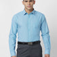 Raymond Men Green Structure Slim Fit Cotton Shirt