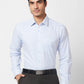 Raymond Men Blue Structure Slim Fit Cotton Shirt