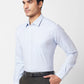 Raymond Men Blue Structure Slim Fit Cotton Shirt
