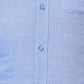 Raymond Men Blue Structure Slim Fit Cotton Shirt