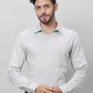 Raymond Men Petrol Structure Slim Fit Cotton Shirts