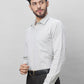 Raymond Men Petrol Structure Slim Fit Cotton Shirts