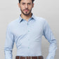 Raymond Men Violet Structure Slim Fit Cotton Shirts