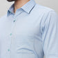 Raymond Men Violet Structure Slim Fit Cotton Shirts