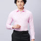 Raymond Men Yellow Structure Slim Fit Cotton Shirts