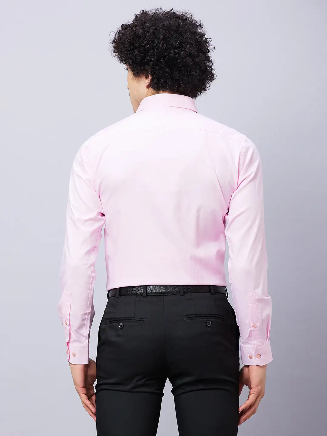 Raymond Men Yellow Structure Slim Fit Cotton Shirts
