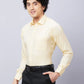 Raymond Men Blue Structure Slim Fit Cotton Shirts