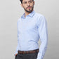 Raymond Men Red Structure Slim Fit Cotton Shirts