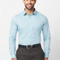 Raymond Men Blue Structure Slim Fit Cotton Shirt