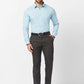 Raymond Men Blue Structure Slim Fit Cotton Shirt