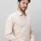 Raymond Men Red Structure Slim Fit Cotton Shirts