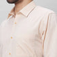 Raymond Men Red Structure Slim Fit Cotton Shirts