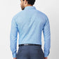 Raymond Men Blue Structure Slim Fit Cotton Shirt