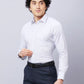 Raymond Men Blue Structure Slim Fit Cotton Shirt