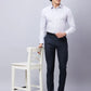 Raymond Men Blue Structure Slim Fit Cotton Shirt