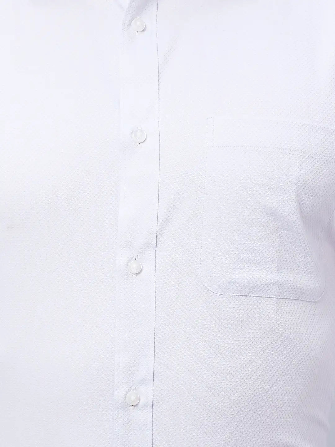 Raymond Men Blue Structure Slim Fit Cotton Shirt
