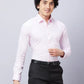 Raymond Men Red Structure Slim Fit Cotton Shirts
