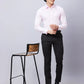 Raymond Men Red Structure Slim Fit Cotton Shirts