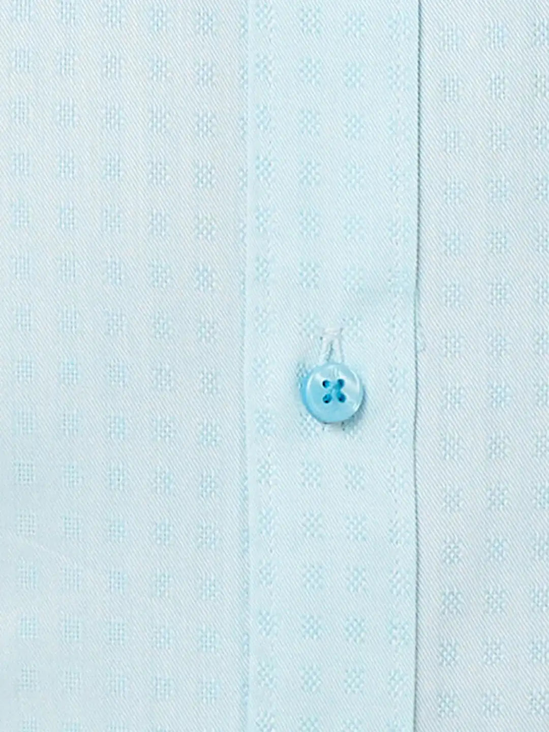 Raymond Men Blue Structure Slim Fit Cotton Shirt