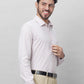 Raymond Men Blue Structure Slim Fit Cotton Shirts