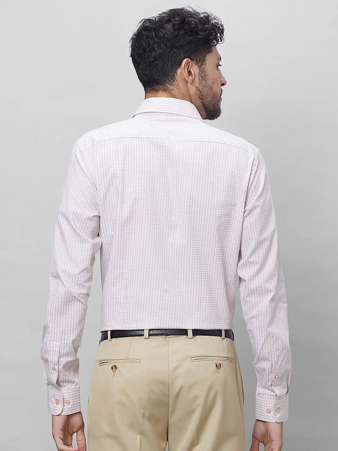 Raymond Men Blue Structure Slim Fit Cotton Shirts