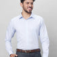 Raymond Men Grey Structure Slim Fit Cotton Shirts