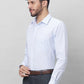 Raymond Men Grey Structure Slim Fit Cotton Shirts